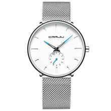 Load image into Gallery viewer, Slim Mesh Steel Waterproof Watch