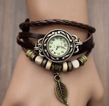 Load image into Gallery viewer, Women Genuine Leather Vintage Watch