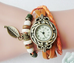 Women Genuine Leather Vintage Watch