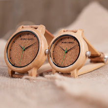 Load image into Gallery viewer, Bamboo Couple Watch