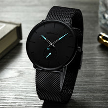 Load image into Gallery viewer, Slim Mesh Steel Waterproof Watch