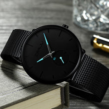Load image into Gallery viewer, Slim Mesh Steel Waterproof Watch