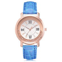 Load image into Gallery viewer, Rhinestone Leather Bracelet Wristwatch