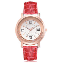 Load image into Gallery viewer, Rhinestone Leather Bracelet Wristwatch