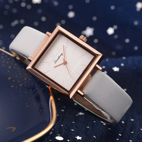 Square Women Bracelet Watch