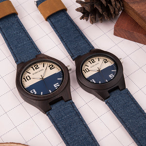 Wooden Couple Watch