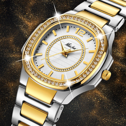 Diamond Quartz Wrist Watch