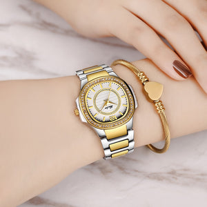 Diamond Quartz Wrist Watch