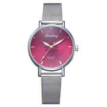 Load image into Gallery viewer, Flowers Metal Wrist Watch