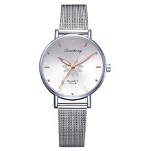 Load image into Gallery viewer, Flowers Metal Wrist Watch