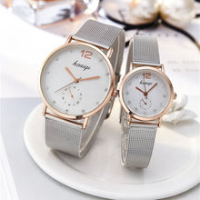 Load image into Gallery viewer, Stainless Steel Rhinestone Couple Watch