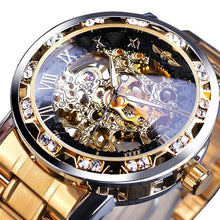 Load image into Gallery viewer, Diamond Luminous Mechanical Watch