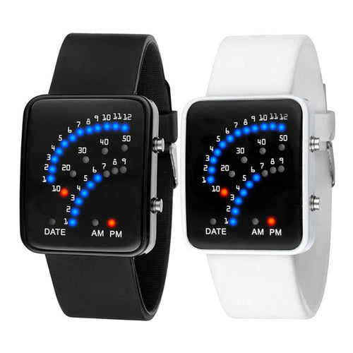 LED Electronic Couple Watch